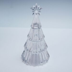 Mikasa Starshine Clear Crystal Holiday Tree with Star